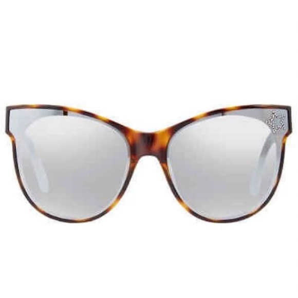 Stella Mccartney Silver Cat Eye Ladies Sunglasses New - Picture 3 of 13